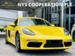 Recon 2019 Porsche 718 2.0 Cayman Coupe Turbo PDK Unregistered 19 Inch Wheel Sport Exhaust System PDLS
