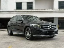 2018 Mercedes-Benz GLC250 2.0 4MATIC AMG Line SUV PanoRoof BlackNanpaLeatherSeat AMG20InchRim FreeWarranty FreePolish FreeTinted TipTopCondition