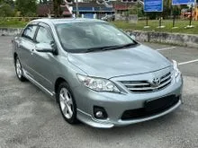 CAR KING , Low Mileage 6k+ per year , 2013 Toyota Corolla Altis 1.8E FACELIFT , UNDER TOYOTA FULL SERVICE RECORD , GPS Navigation , Reverse Camera