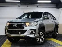 2019 Toyota Hilux 2.4 L-Edition Dual Cab Pickup -4X4 MODE SELECTOR /360CAM /REAR TAILGATE PROTECTOR & ROLL BAR/F. LEATHER SEAT/TURBO DIESEL/F.WARRANTY