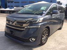 2015 Toyota Vellfire 2.5 ZG SC POWER BOOT 7 SEATER CREAM INTERIOR UNREG