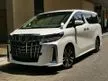 Recon 2020 [TAX INCLUDED] Toyota Alphard 2.5 (A) SC FULL SPEC (GRADE 4.5A) DIM / ROOF MONITOR (JAPAN UNREGISTER) MPV [3BA FACELIFT]