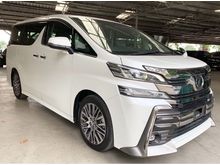 2016 Toyota Vellfire 2.5 ZG - PRE CRASH - ORI 9K KM - WIDESCREEN - 3 YEARS WARRANTY