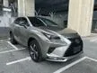 Recon 2020 Lexus NX300 2.0 /6A / 15K KM / PANROOF / 360 CAMERA / SPARE TYRE / UNREGISTERED