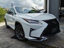 2018 Lexus RX300 2.0 F Sport SUV PCS LKA BSM HUD P/R Unreg Sale Offer