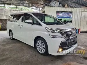2017 Toyota Vellfire 2.5 Z Edition 5 Year Warranty 360 Surround Camera 7 Seat Power Boot 2 Power Door Full LED Keyless Entry 9 Air Bags High Loan