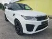 Recon UK Spec 2019 Land Rover Range Rover Sport 5.0 SVR.SLIDING PANORAMIC ROOF INCLUDING POWERED BLIND,SVR PERFORMANCE SEATS,MERIDIAN SURROUND SOUND SYSTEM. - Cars for sale