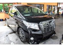 2016 Toyota Alphard 2.5 G Executive Lounge (A) -UNREG- CASH REBATE RM2000 FREE 3 YEARS WARRANTY