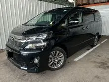 2013 Toyota Vellfire 2.4 Z Golden Eyes MPV