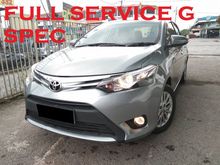 Toyota Vios 1.5 G Sedan FULL SERVIS RECORD 6xK KM ORI MILEAGE MUKA RENDAH