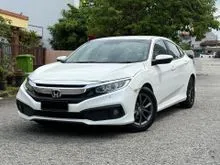 2020 Honda Civic 1.8 S Sedan / WARRANTY FREE / GUARANTEE DRIVE / PUSH START / KEYLESS ENTRY / REVERSE CAMERA / 1 ELEKTRONIK SEAT / ENGINE SMOOTH