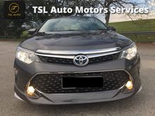 2015 TOYOTA CAMRY 2.5 Hybrid $$ MERDEKA - FULL LOAN $$ MERDEKA - FREE WARRANTY ** NO FAKE YEAR ** FUEL CONSUMPTION MODEL ** CHEAPEST IN TOWN **
