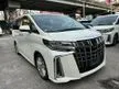 Recon 2020 Toyota Alphard 2.5 S (A) 7 SEAT 2PDR WITH PRE CRASH SYSTEM LANE KERP ASSIT
