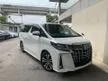 Recon UNREG 2020 Toyota Alphard 2.5 G S C Package 3LED/SUNROOFS