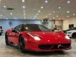 Used 2011 Ferrari 458 Italia 4.5 Coupe LOT OF CARBON PARTS CAR KING CONDITION SHOWROOM CONDITION