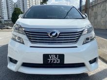 2011 Toyota Vellfire 2.4 Z Platinum MPV # High Spec with Sunroof # Power Boot #