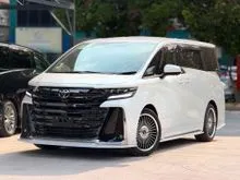 READY STOCK [ ALPINE SOUND SYSTEM ] 2024 Toyota Vellfire 2.4 Z Premier MPV Admiration Bodykit / Emitz Rim