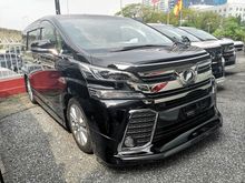 2015 Toyota Vellfire 2.5 ZA/FREE 5 YEARS WARRANTY/MODELISTA/JBL HOME THEATRE