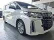 Recon 80 UNIT NEW ARRIVED ALPHARD X S SA TYPE GOLD G SC, UNREGISTER 2021 YEAR Toyota Alphard 2.5 S 8 SEATER, FULL COVER LEATHER SEAT.