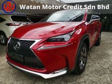 2016 Lexus NX200t 2.0 F Sport Unregister 1 YEAR WARRANTY