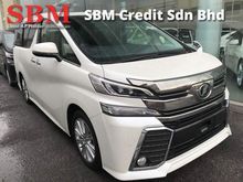 2016 Toyota Vellfire 2.5 ZA - PRE- CRASH - DISTRONIC - SUNROOF - TWIN POWER DOOR - KEYLESS- PUSH START - ALPINE AUDIO