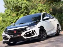 HONDA CIVIC 1.5 TC-P FULLY CONVERT TYPE R LED HEADLAMP HONDA SENSING KEYLESS PADDLE SHIFT PUSH START E-HANDBRAKE FULL LEATHER TIP TOP CONDITION