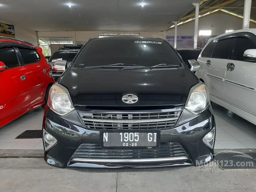 Jual Mobil Toyota Agya 2014 G 1.0 di Jawa Timur Manual Hatchback Hitam Rp 97.000.000