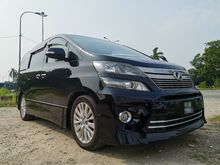 2012 Toyota Vellfire 2.4L (A) Z-G Edition Luxury Full Spec Pilot Seats Home Theather Sunroof Moonroof