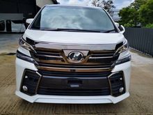 2016 Toyota Vellfire 2.5 ZA Golden Eye *HIGH GRADE 5A*VERY LOW MILEAGE