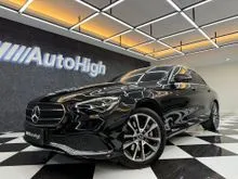 2022 Mercedes-Benz E200 2.0 Avantgarde Sedan [Km13.000] Nik2022 Black On Brown Speedo Digital PBD Free Service 5Thn #AUTOHIGH #BEST DEAL