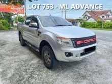 2014 Ford Ranger 2.2 XLT Dual Cab Pickup (LOAN KEDAI / BANK / CREDIT)