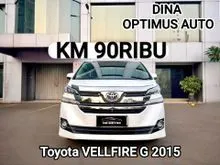 2015 Toyota Vellfire 2.5 G MPV Pajak Panjang, Low Km 90Ribu Record