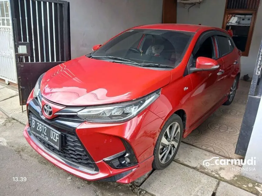 Jual Mobil Toyota Yaris 2021 S GR Sport 1.5 di DKI Jakarta Automatic Hatchback Merah Rp 225.000.000