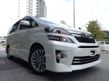 TOYOTA VELLFIRE 2.4 2013 GOLDEN EYES 18 SPEAKER HOME THEATRE NO GST