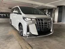2019 Toyota Alphard 2.5 SC MODELISTA SR DIM BSM 3LED TAX REBATE + 15K REBATE PROMOTION 5 YEARS WARRANTY