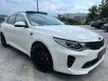 Used 2017 Kia Optima K5 2.0 GT/242 HP/PANORAMIC ROOF/BROWN RED LEATHER/KEYLESS PUSH START/COOLING SEATS/SEAT HEATED/SHIFT TRONIC/PADDLE SHIFT/DISC BRAKE UP - Cars for sale
