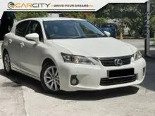 2014 Lexus CT 200h 1.8 Hatchback WARRANTY LEATHER SEAT PUSH START KEYLESS ENTRY LED DAYLIGHTS LOW MILEAGE TIPTOP CONDITION