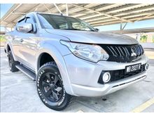 2015 Mitsubishi Triton 2.5 VGT (A) PUSHSTART BUTTON 4WD NO OFF ROAD ACCIDENT FREE FACELIFT MODEL ONE OWNER TIP TOP CONDITION BOLEH LOAN TINGGI