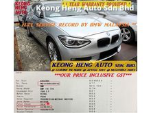 TRUE MADE 2014 BMW 116i NO GST mil 53k full service