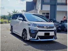 2018 Toyota Vellfire 2.5 ZG MPV