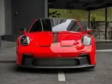2022 Porsche 911 4.0 GT3 Coupe UK Spec with Guards Red Exterior, Carbon Bucket Seats, PCCB, Roll Cage, BOSE Sound System