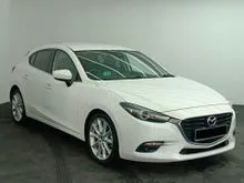 2018 Mazda 3 2.0 SKYACTIV-G Hatchback  MILEAGE RENDAH / SENANG LULUS LOAN OTR / 1 OWNER  / UNDER WARRANTY