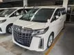 Recon 2020 Toyota Alphard 2.5 G SA MPV