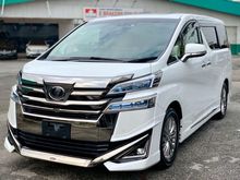 2018 Toyota Vellfire 3.5 VL FULL SPEC FULL MODELLISTA BODY KIT JBL SURROUND CAMERA INNER VIEW MIRROR Unregistered 5 Years Warranty