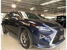 2018 Lexus RX300 2.0 F-SPORT - 17K KM/4CAMERA/HUB/BSM/LKA/PC/FULL - 5 YEARS WARRANTY