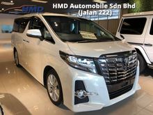 2015 Toyota Alphard 2.5 SA - Unreg - 0% SST - Toyota JBL Premium Sound System - 17 Speaker - Dual Power Door - 7 Seater - No Hidden Info
