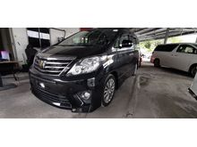 2014 Toyota Alphard 2.4 TYPE GOLD2 / ALPHINE MONITOR AND TV / TIPTOP CONDITION STOCK / 5 YEARS WARRANTY UNLIMITED KM