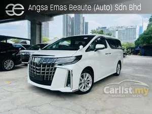 2022 Toyota Alphard 2.5 S Spec 7 Seaters UNREGISTER RECON Grade 4 21,xxx km Black Interior 2 Power Door Roof Monitor 7 Years Warranyt Local KL AP