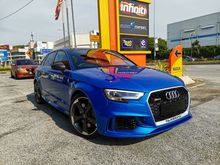 2018 Audi RS3 2.5 LSPORTBACK TFSi S-TRONIC 400-HP* U.K AUDI APPROVED PRE-OWNED* GENUINE MILEAGE* RS4 RS5 RS6 M4 M5 C6S C4S A45