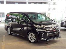 2016 Toyota Vellfire 2.5 ZA 7 SEATS POWER DOOR 18 INCH RIMS
